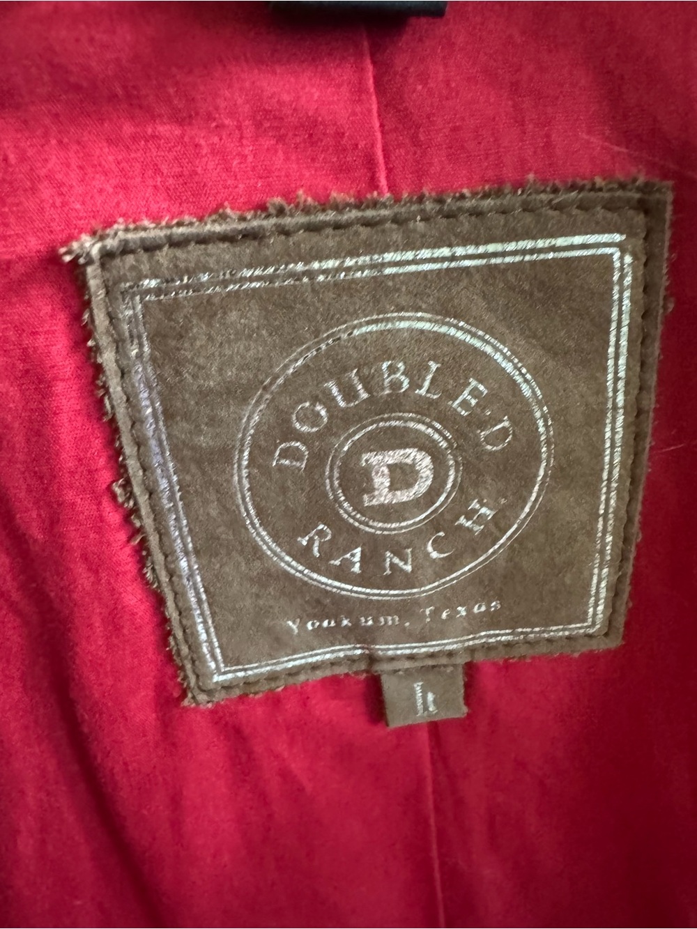 Double D Ranch RARE East Meets West Motorcycle Jacket Sz. Large - Picture 4 of 12